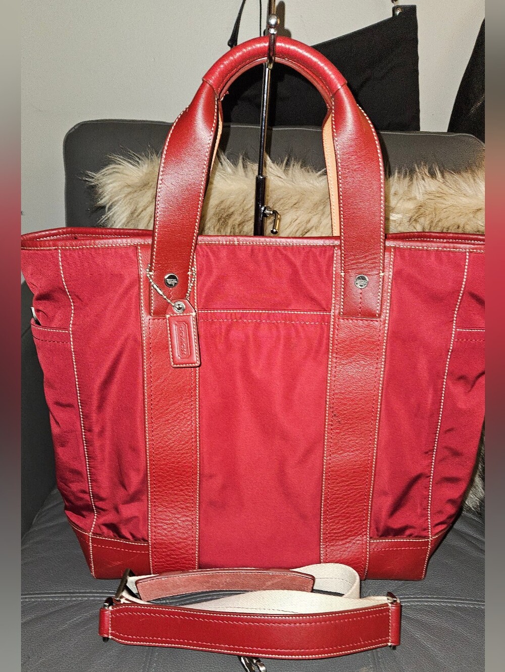 Coach Oversized Tote W/ Strap